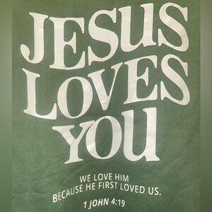 “JESUS LOVES YOU” Crewneck Sweatshirt!